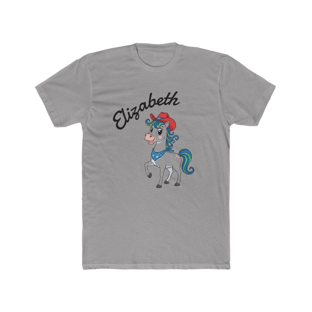 T-Shirt Elizabeth Technicolor Dream Horse Unisex Cotton Crew Tee