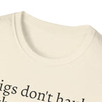 Funny Pig Wheelbarrow Unisex T-Shirt