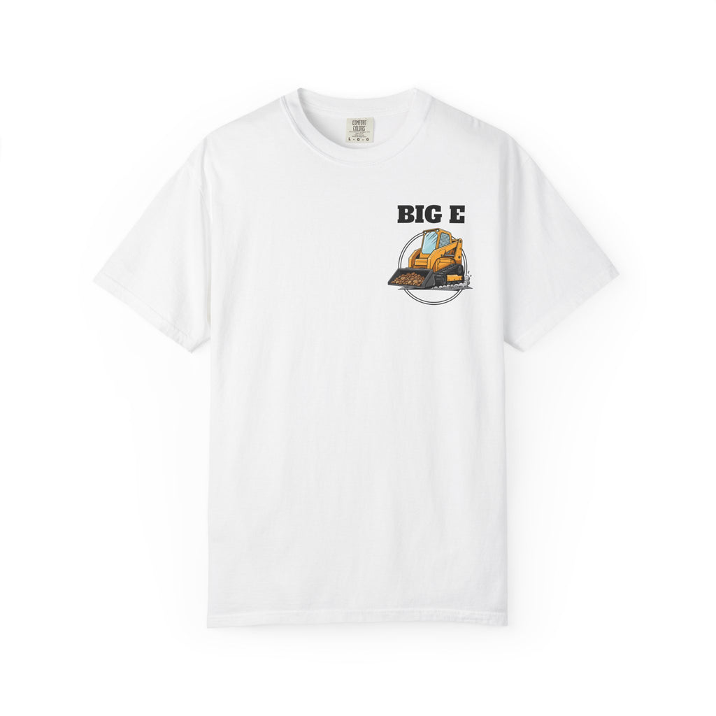 Dirt Boss Skid Steer T-Shirt — Personalized "Joseph" Workwear with Phone Number