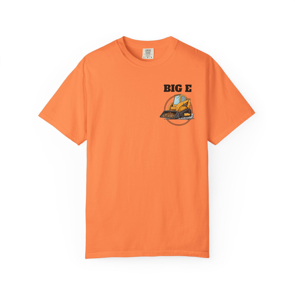 Dirt Boss Skid Steer T-Shirt — Personalized "Joseph" Workwear with Phone Number