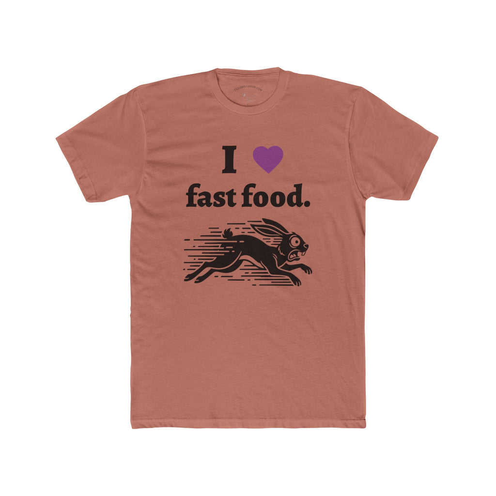 T-Shirt - I Love Fast Food - AKA Rabbit