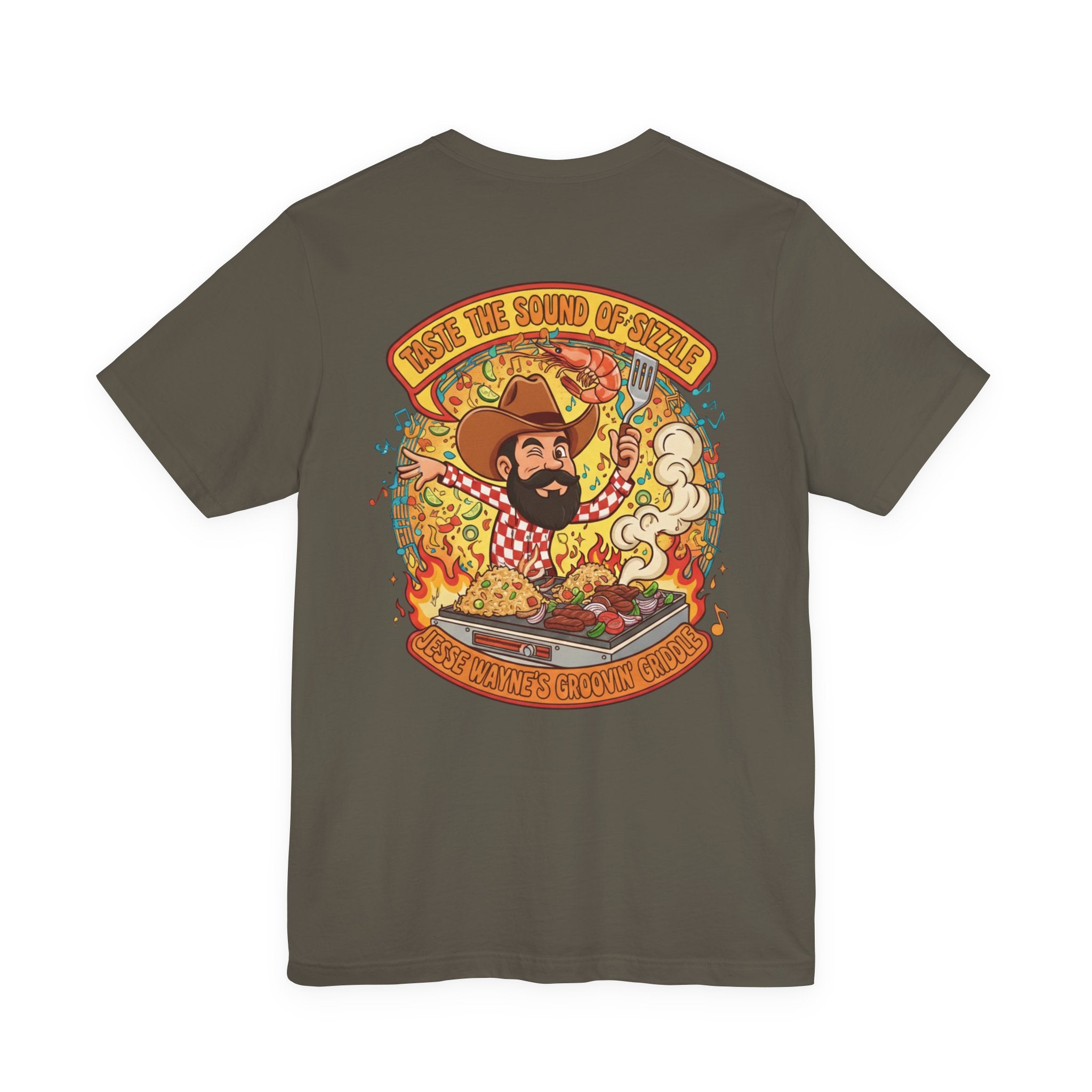 Groovin' Griddle Hibachi Food Truck Tee — Jesse Wayne Summertown TN