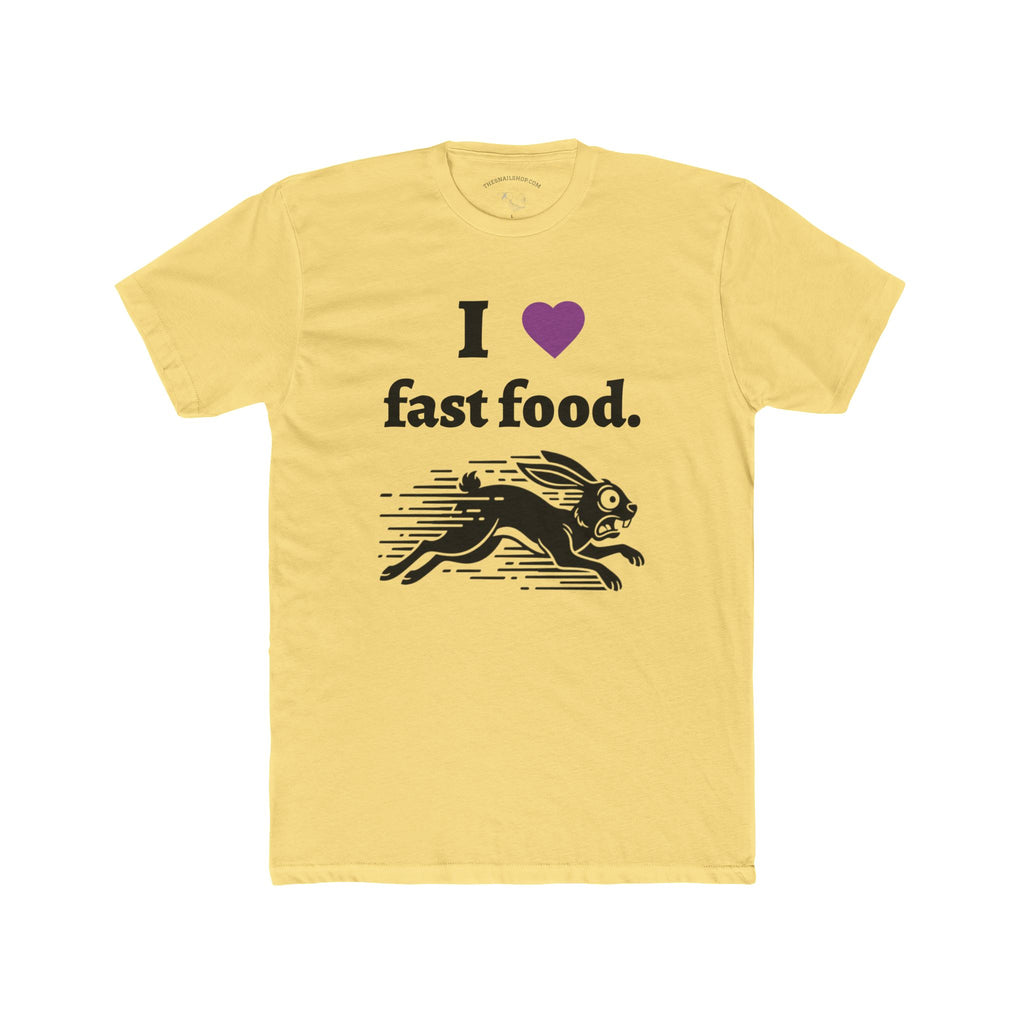 T-Shirt - I Love Fast Food - AKA Rabbit